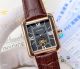 Best Quality Cartier Tank Solo Tourbillon Watch Rose Gold Brown Leather Band (2)_th.jpg